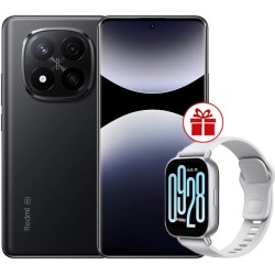 Xiaomi Redmi Note 14 Pro+ 5G 12GB/512GB международная версия (черный) + умные часы Xiaomi Redmi Watch 5 Active (серебристый) по акции