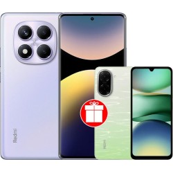Xiaomi Redmi Note 14 Pro 12GB/512GB международная версия (фиолетовый) + Xiaomi Redmi A5 3GB/64GB (зеленое озеро) по акции