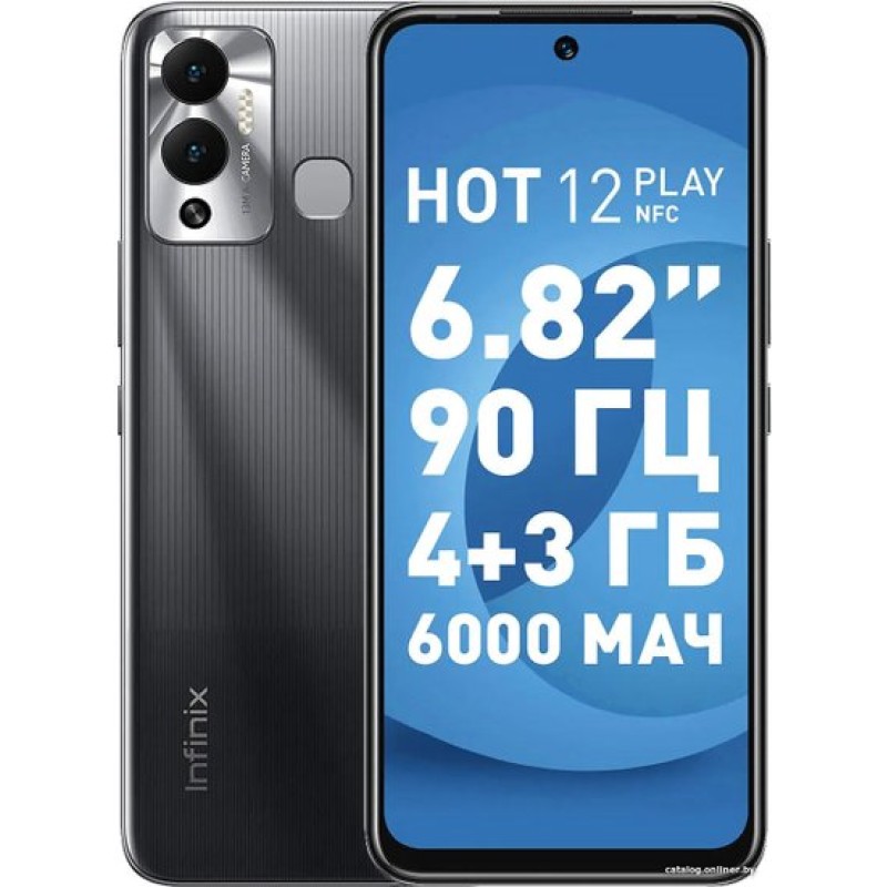 Infinix Hot 12 Play NFC X6816 4GB/128GB (черный)
