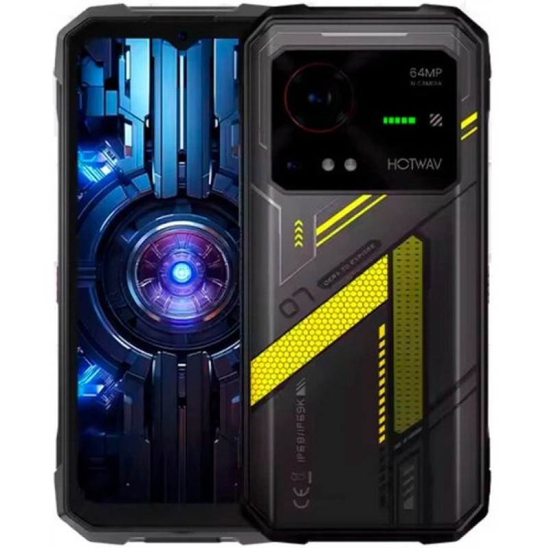Hotwav Hyper 7 8GB/256GB (черный/желтый)