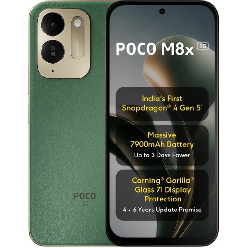 POCO M8x 5G 4GB/128GB индийская версия (зеленый)