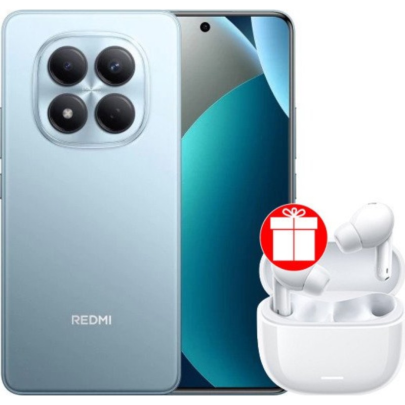 Xiaomi Redmi Note 15 Pro 12GB/256GB международная версия (синий) + наушники Xiaomi Redmi Buds 6 Lite (белый) по акции