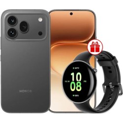 HONOR 600 Pro Dual SIM 12GB/256GB международная версия (черный) + умные часы HONOR Watch Fit по акции
