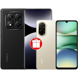 Xiaomi Redmi Note 14 Pro 5G 12GB/256GB международная версия (черный) + смартфон Xiaomi Redmi A5 3GB/64GB (песочное золото) по акции